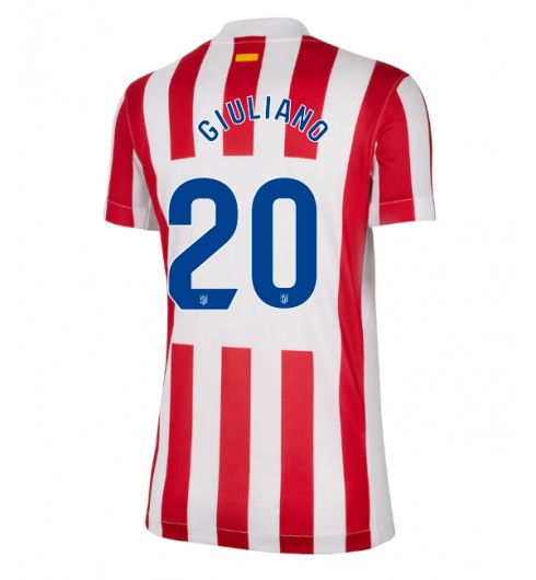 Atletico Madrid Giuliano Simeone #20 Domácí Dres pro Dámské 2025-26 Krátký Rukáv Atletico Madrid Giuliano Simeone #20 Domácí Dres pro Dámské 2025-26 Krátký Rukáv